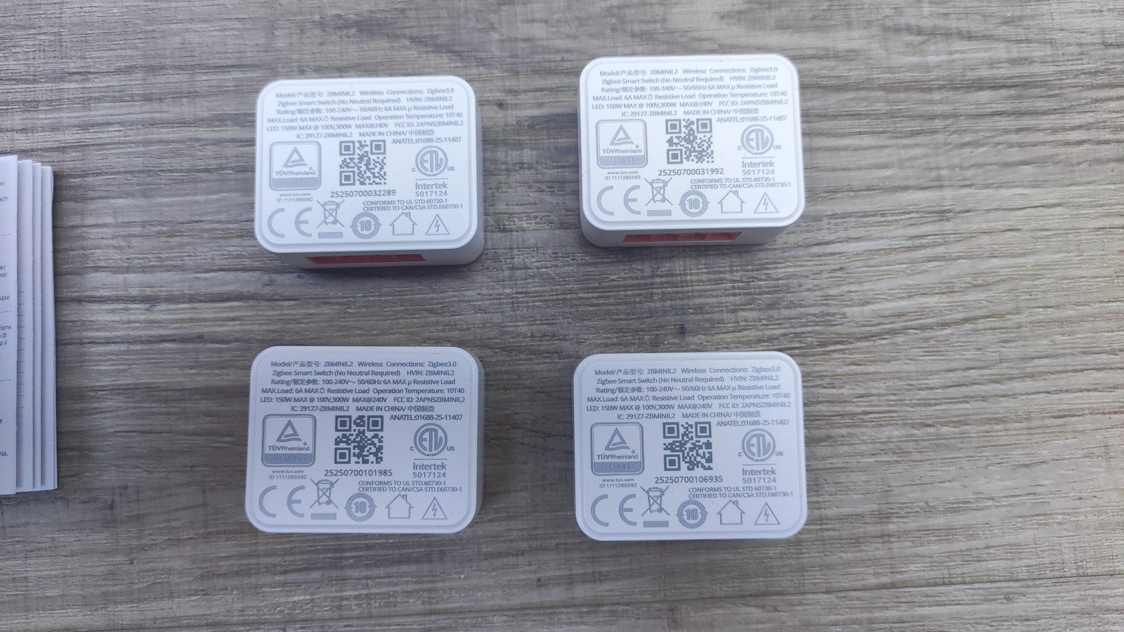 SONOFF ZBMINIL2 Zigbee Smart Schalter,4 Stück, I37476