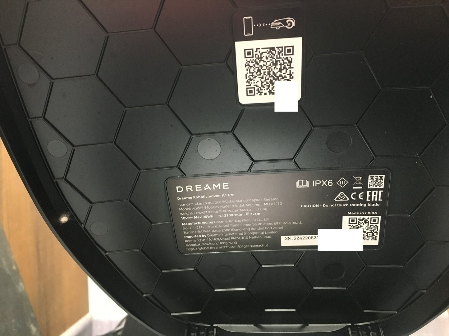 DREAME Intelligenter Mähroboter A1 Pro bis 2000m² 3D Sensor (MLLA7210) I38189