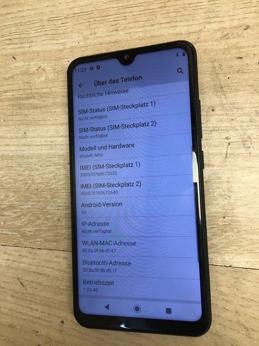 bea-fon M6s Smartphone 32GB, Schwarz, I39124