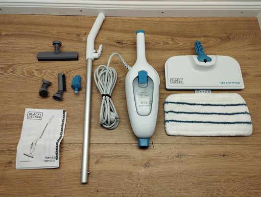Black&Decker FSMH13E5 5in1 steam-mop Dampfreiniger Dampfmopp 1300 W 230 V