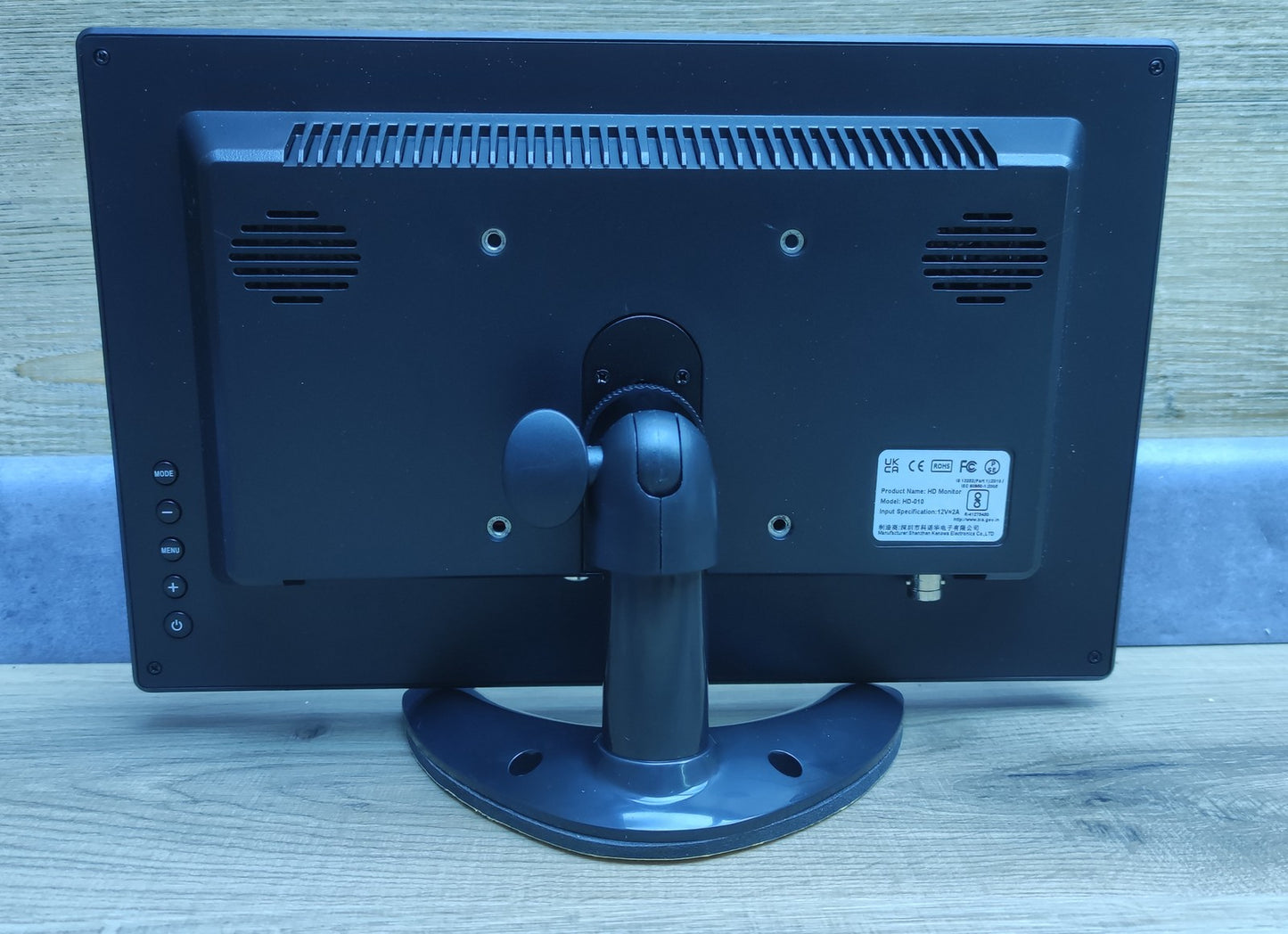 Prechen CCTV Portable Monitor 11,6" (HD-010) 1366x768 HDMI VGA AV BNC USB VESA
