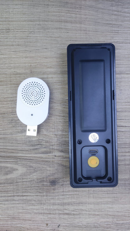 Carehabi Video-Türklingel mit Chime, 2.4GHz WLAN, 1080P HD, I37522