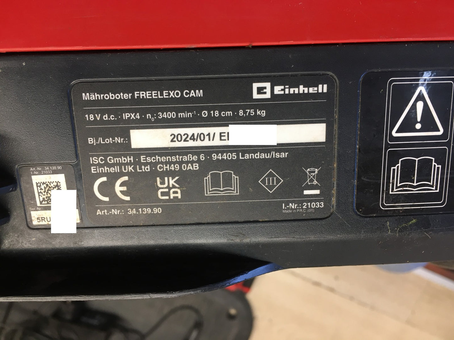 Einhell Freelexo CAM 500 Mähroboter (3413990), I40008