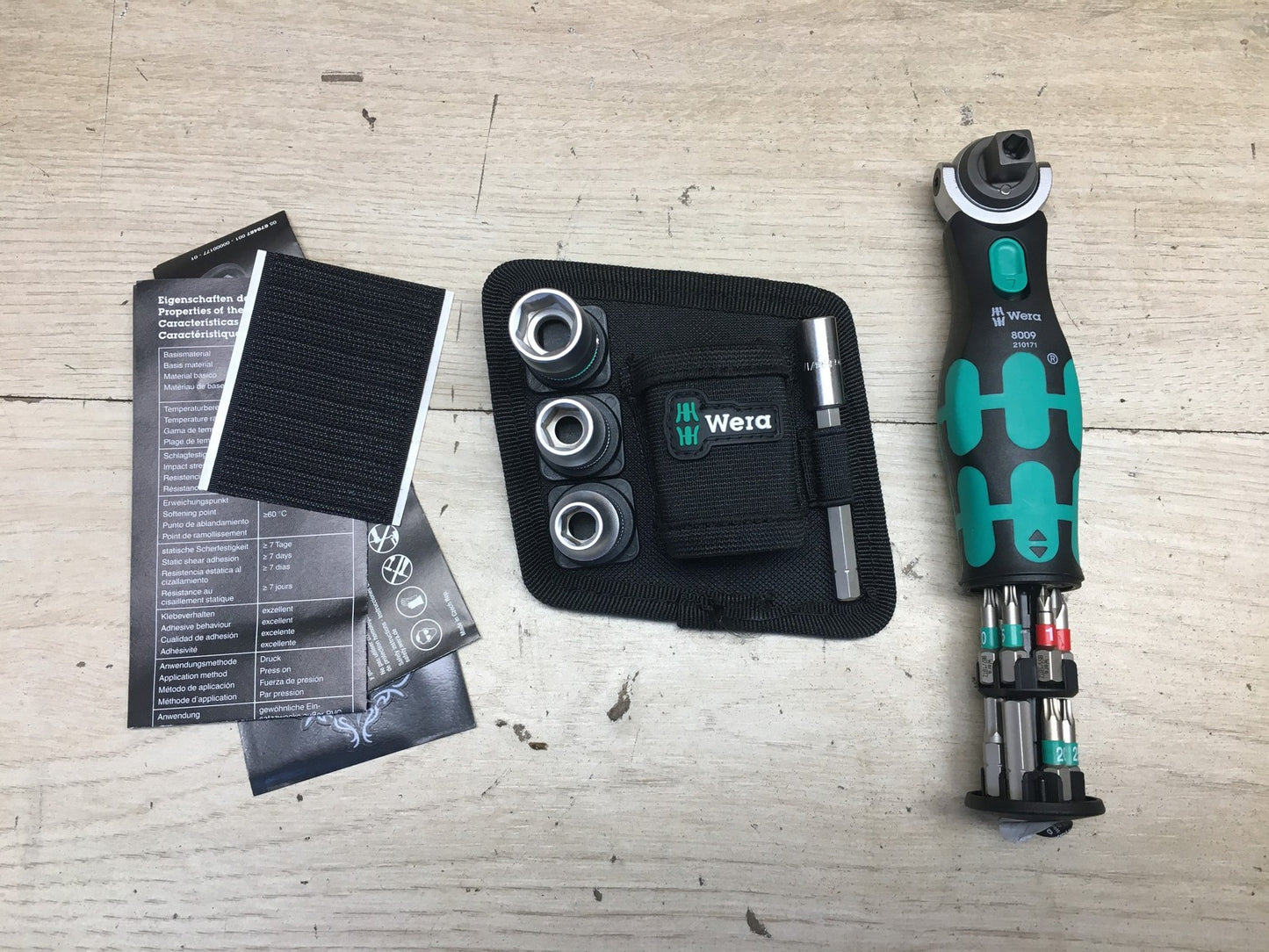 Wera 05004281001 Zyklop Pocket Set 2, Knarren Satz, 17-teilig, I39852