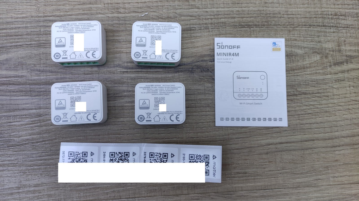 SONOFF MINIR4M Matter Smart Switch, 4-er Pack, I40822