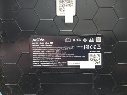 MOVA LiDAX Ultra 800 Mähroboter ohne Begrenzungskabel (MXXM2100), I37886
