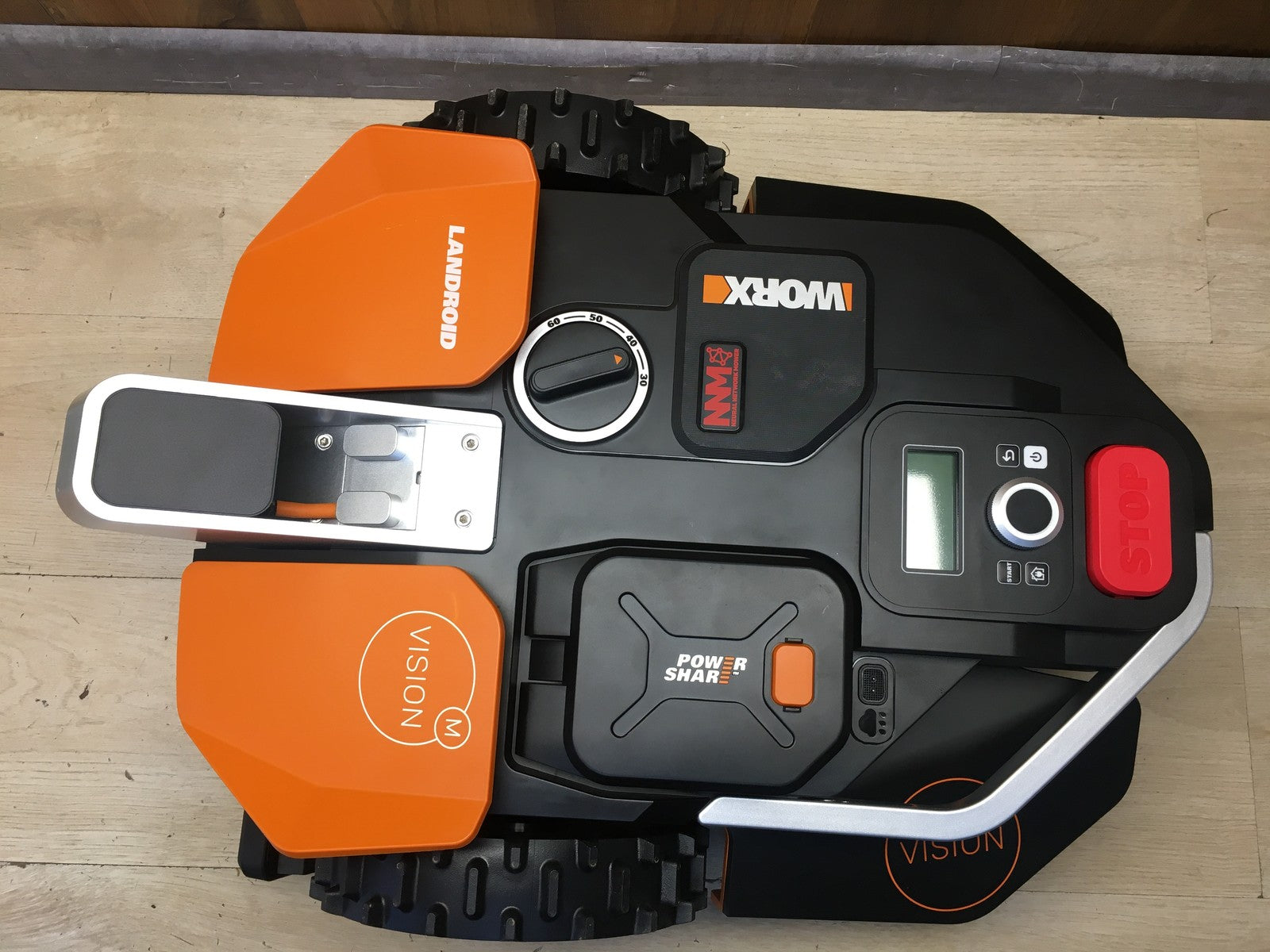 WORX Landroid Vision M550 Mähroboter ohne Begrenzungskabel WR205E, I38303
