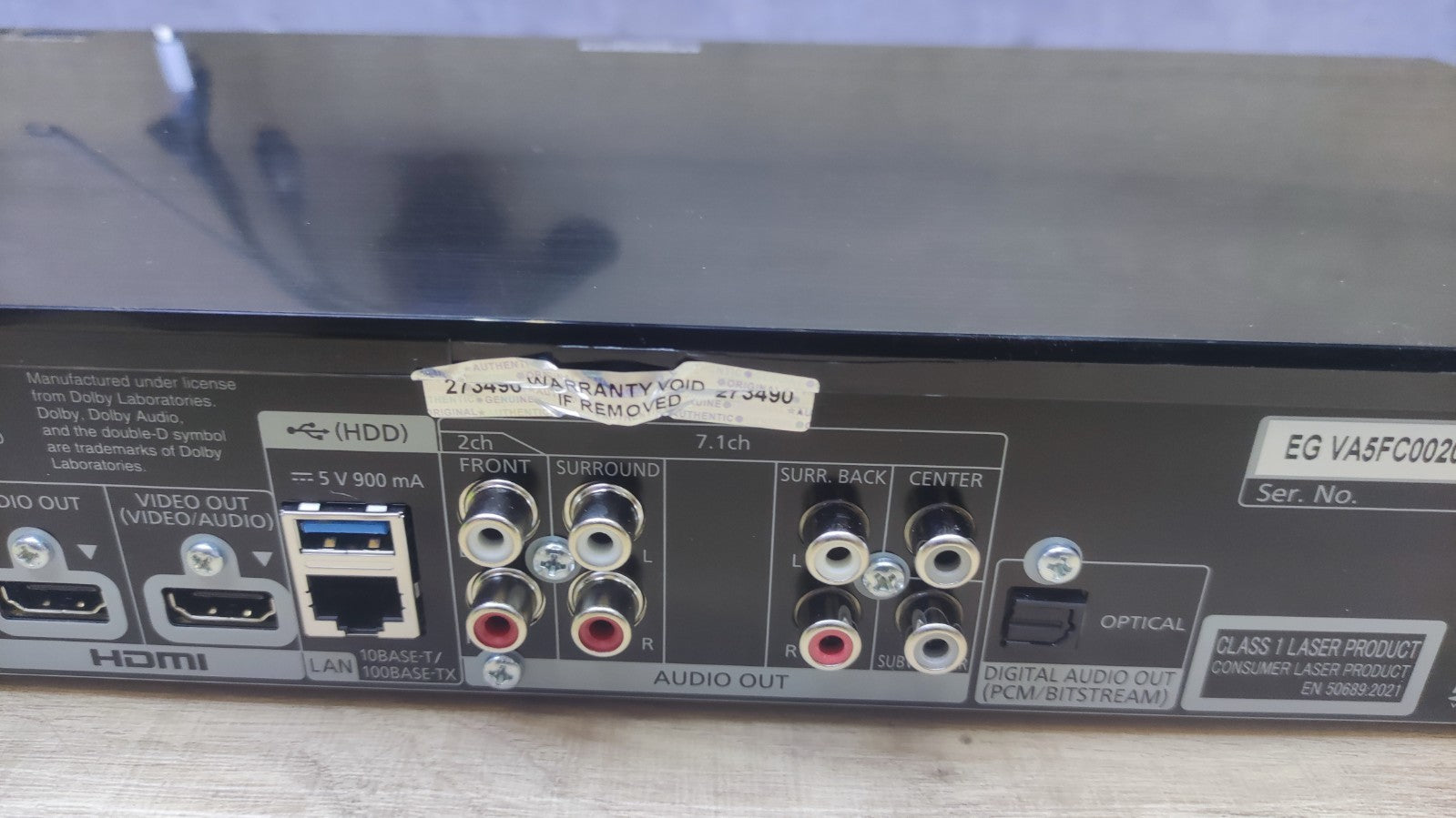 Panasonic DP-UB824 UHD Blu-ray Player I37780