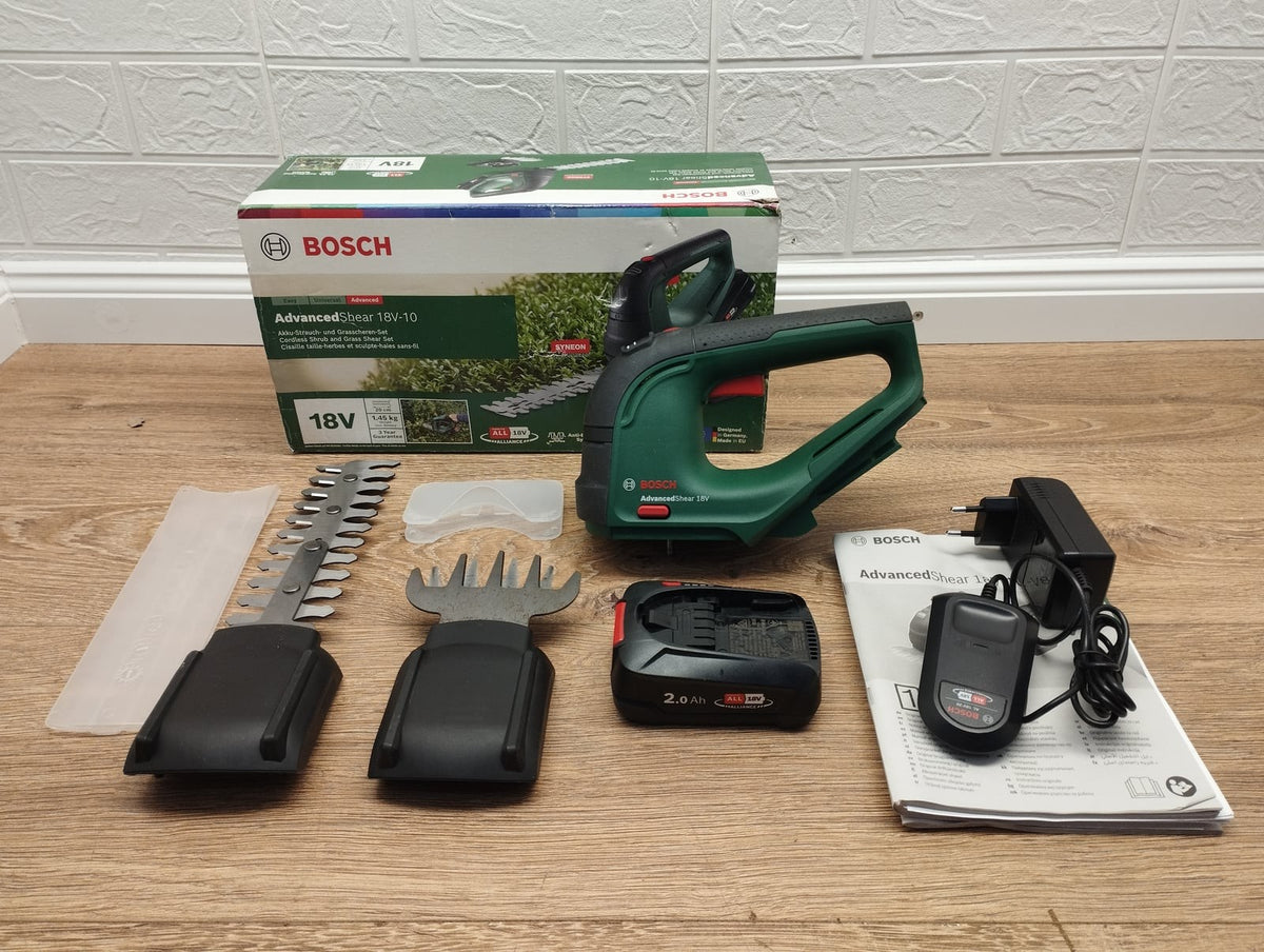 Bosch AdvancedShear 18V-10 Akku Gras- Strauchschere Set inkl. Akku 3 600 H57 000