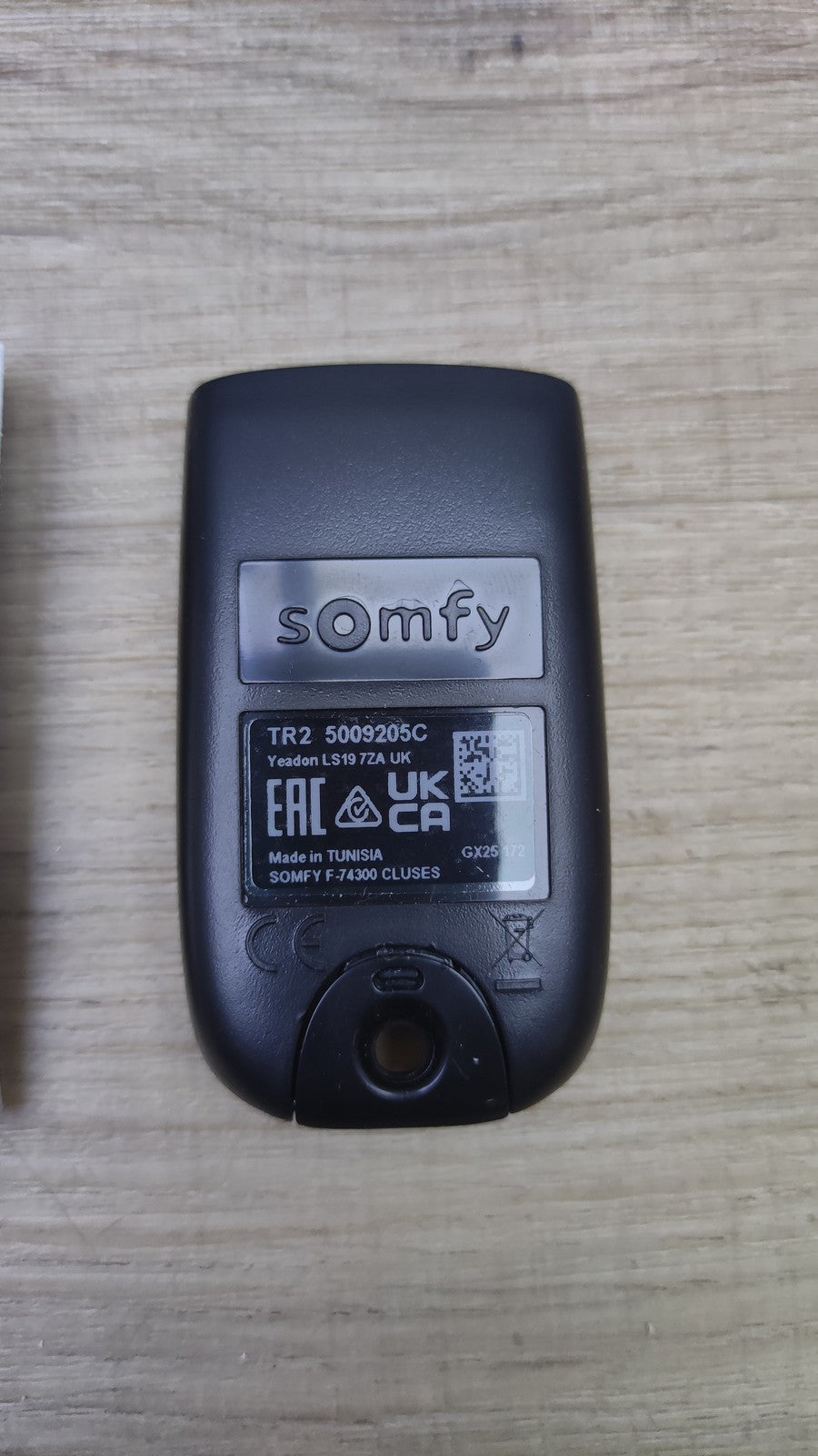 Somfy TR2 2-Kanal-RTS-Fernbedienung, für 2 RTS-Tor- und Garagentormotoren I39679