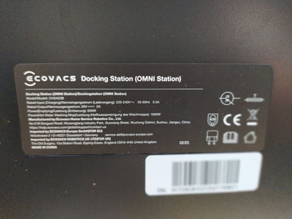 ECOVACS DEEBOT T50 Omni Saugroboter mit Wischfunktion DDX57, 15.000 Pa, I36215