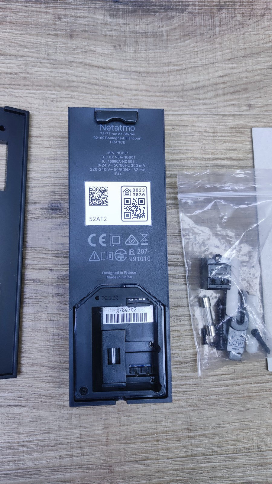 Netatmo Smarte Video-Türklingel mit Kamera, WLAN, 2-Wege-Audio, I36126