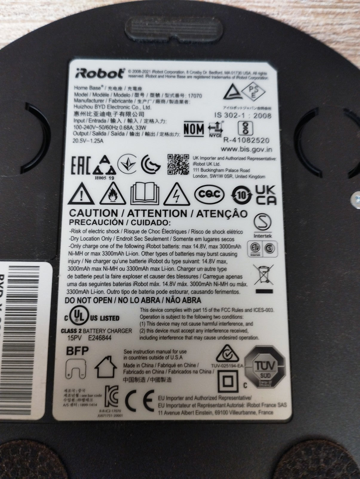 iRobot Roomba i1 Saugroboter RVD-Y1, I39748