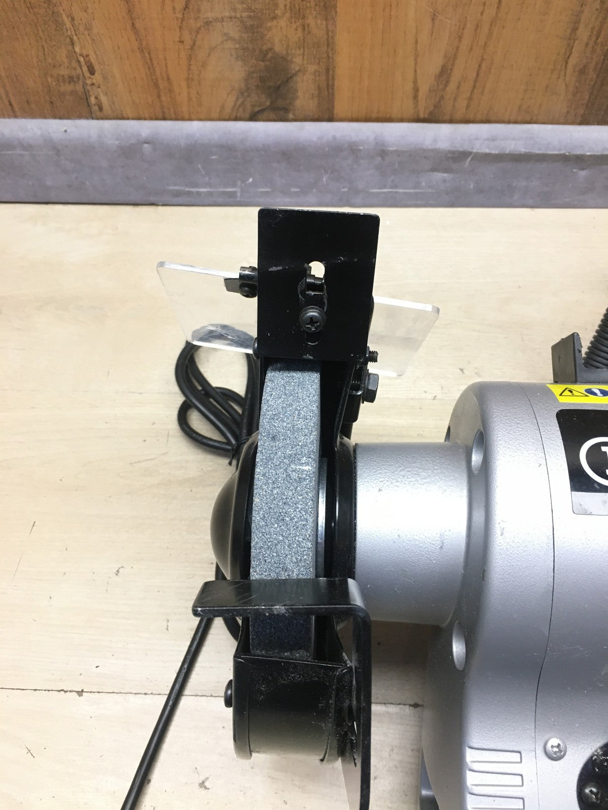 Draper 05096 Tischschleifmaschine mit Schleifband und Arbeitsleuchte, I39994