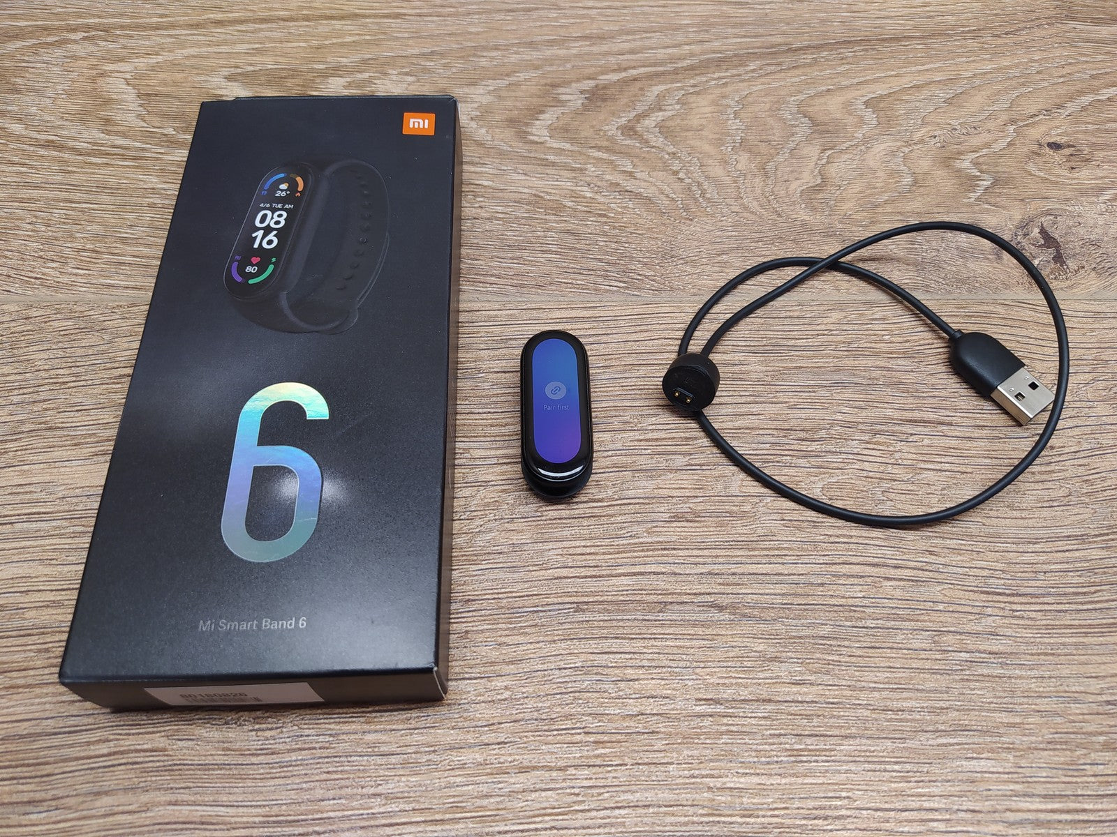 Xiaomi Mi Smart Band 6 Fitnesstracker, Schwarz, I39165