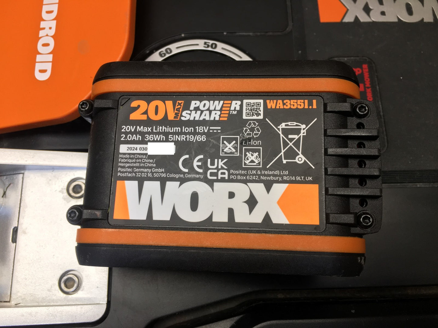 WORX Landroid Vision M600 Mähroboter ohne Begrenzungskabel WR206E, I38188