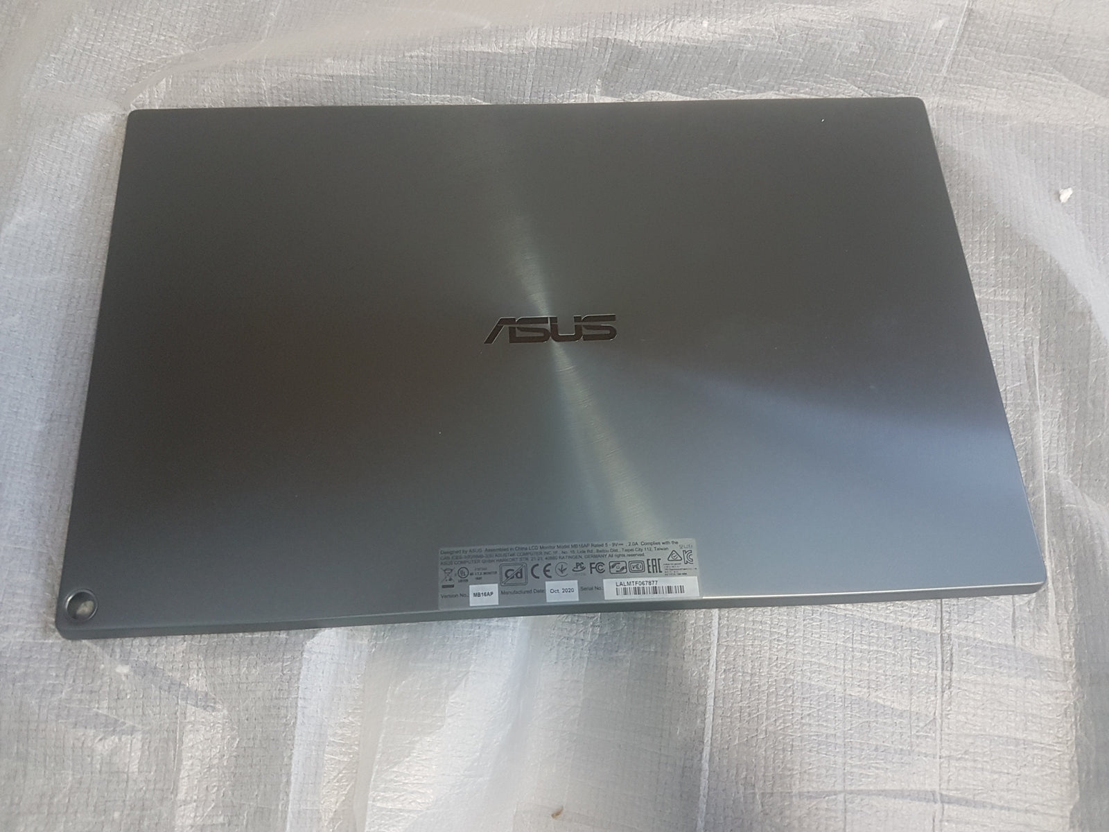 Asus Zenscreen Go MB16AP 15,6" tragbarer Monitor FHD 1920x1080 USB-C IPS-Panel