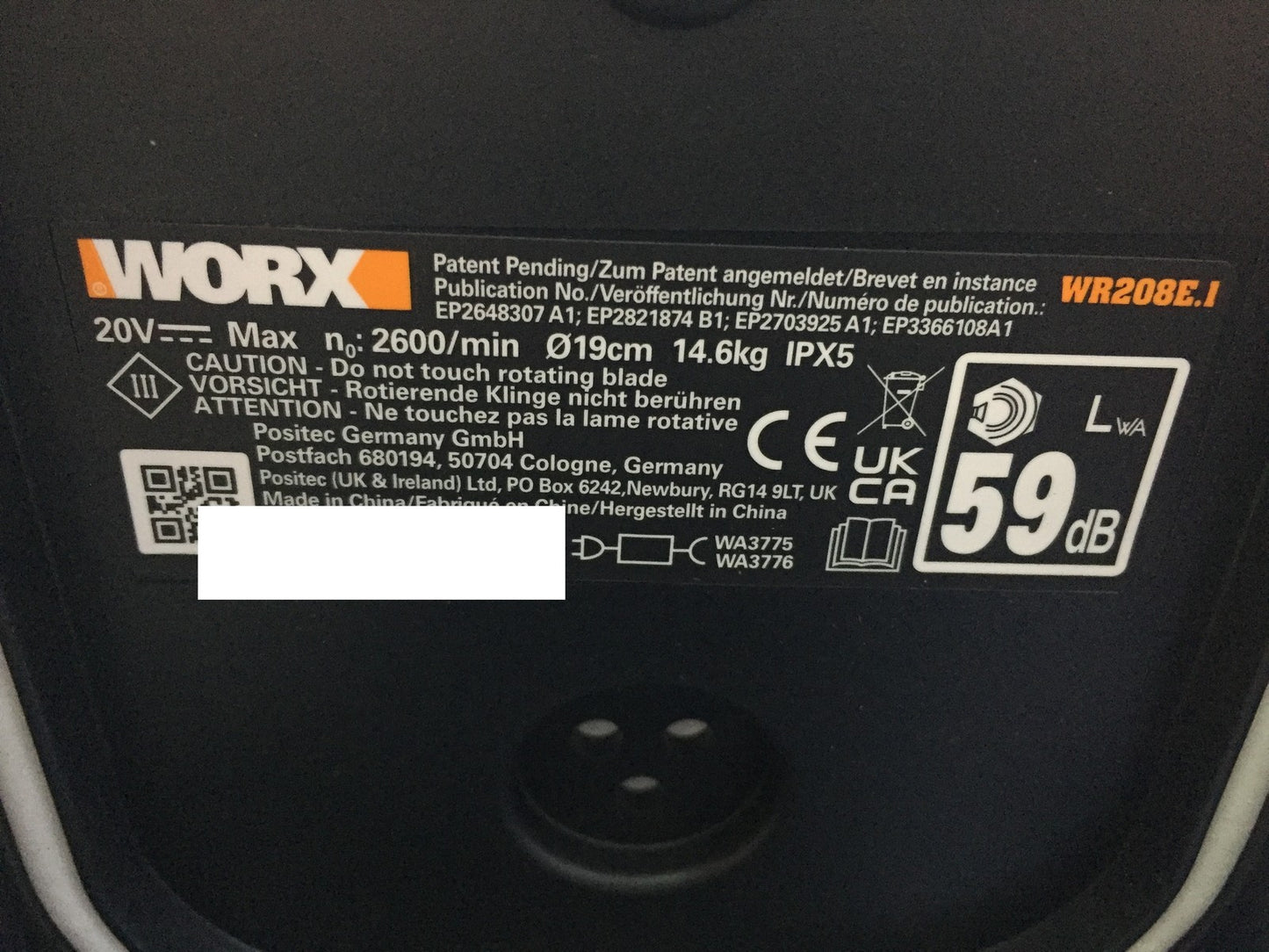 WORX Landroid Vision M800 Mähroboter ohne Begrenzungskabel WR208E.1, I33551