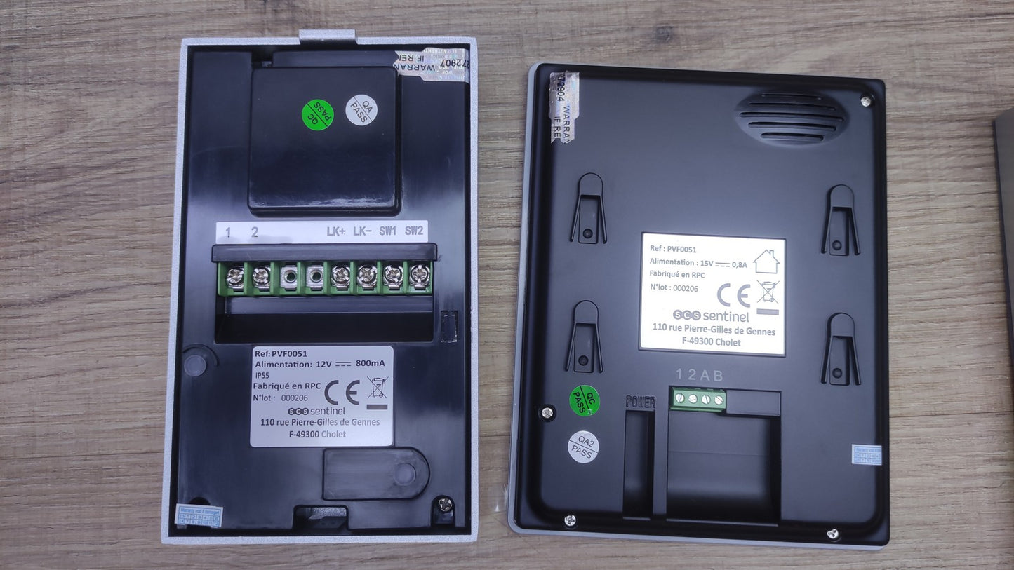 SCS Sentinel PVF0051 Video-Türsprechanlage VisioKit 4.3, I35387