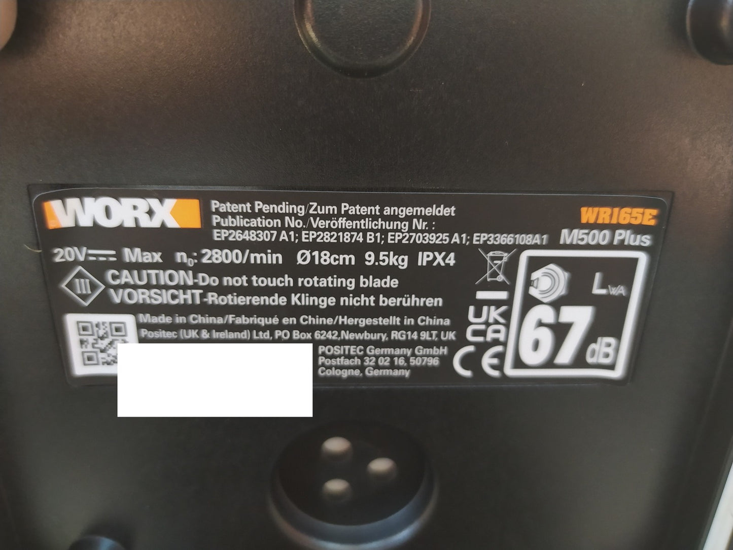 WORX Landroid M500 PLUS WR165E Mähroboter bis 500 qm, I37302