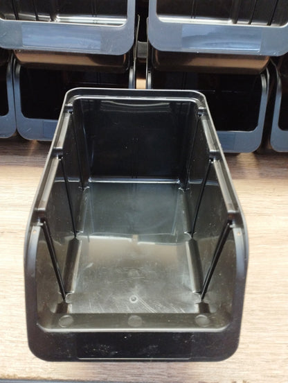 Hünersdorff 673511 Sichtbox Gr. 3 Kunststoff schwarz, I39883