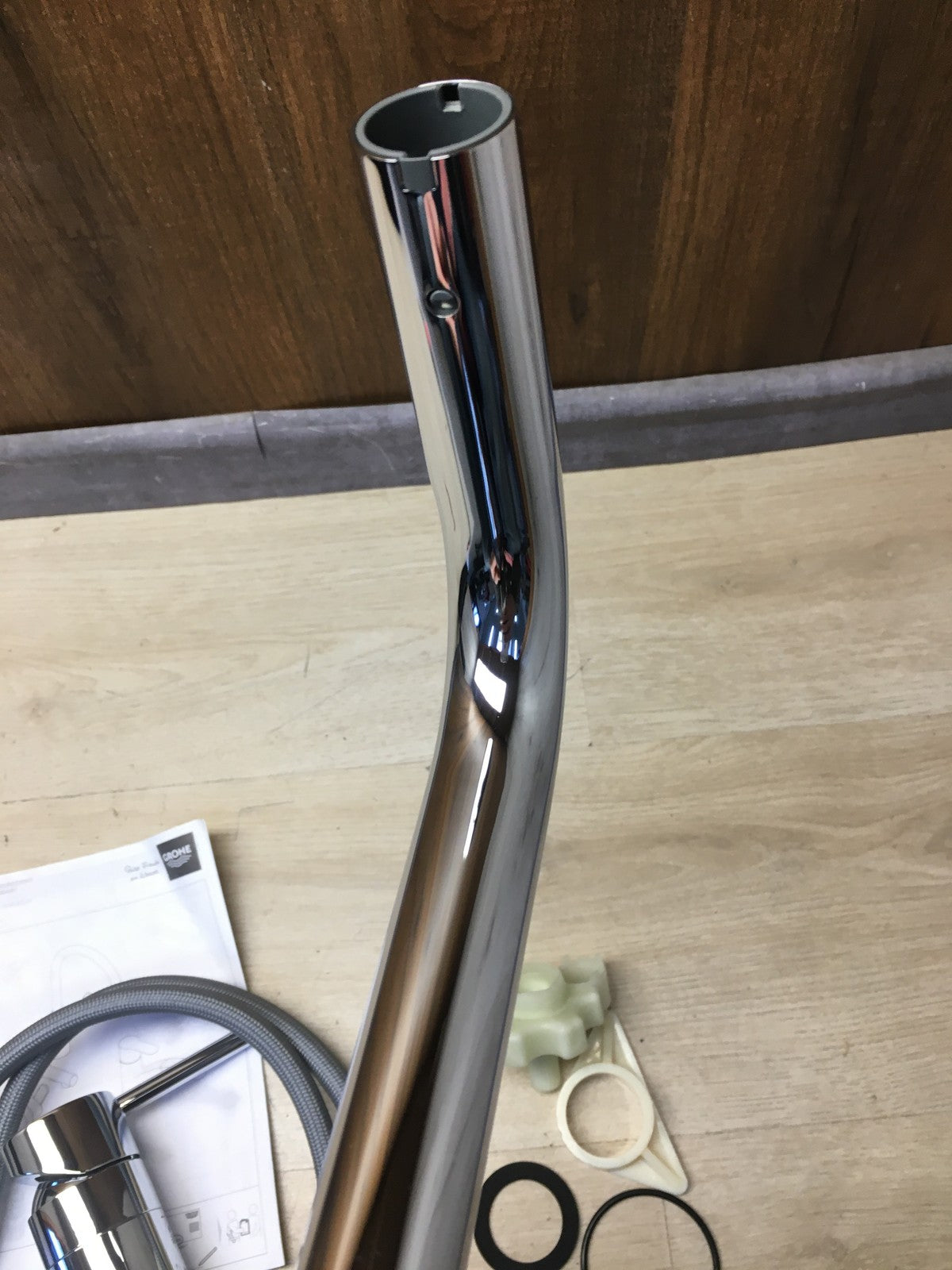 Grohe 32168000 Minta Küchenarmatur mit herausziehbarem Auslauf Wasserhahn I37896