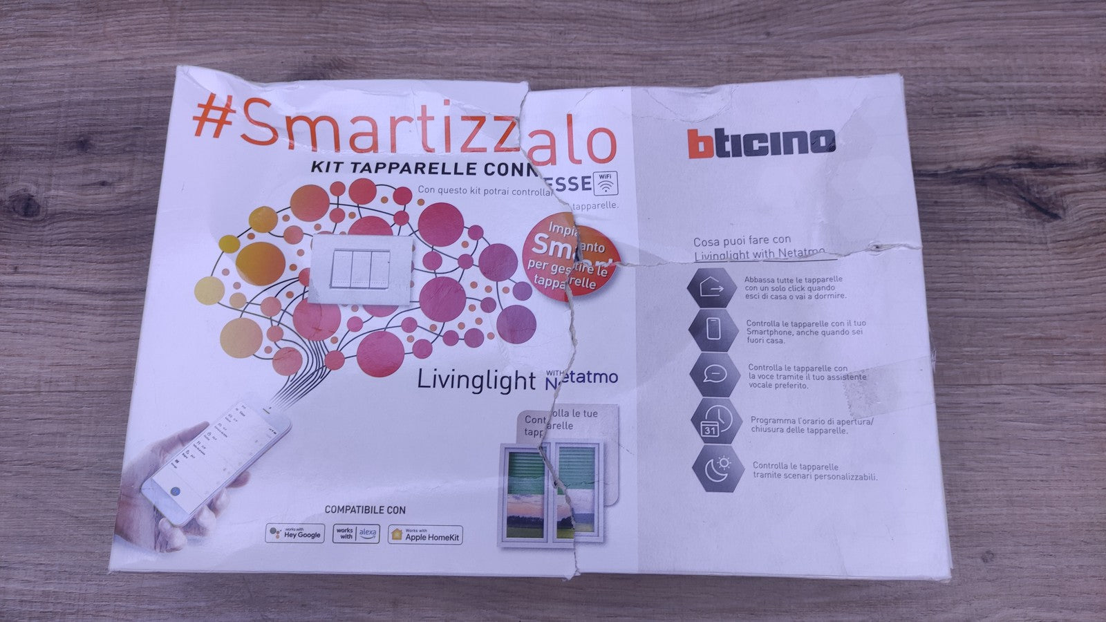 BTicino Livinglight Smart SN3602KIT Jalousiensteuerungsset, I34435