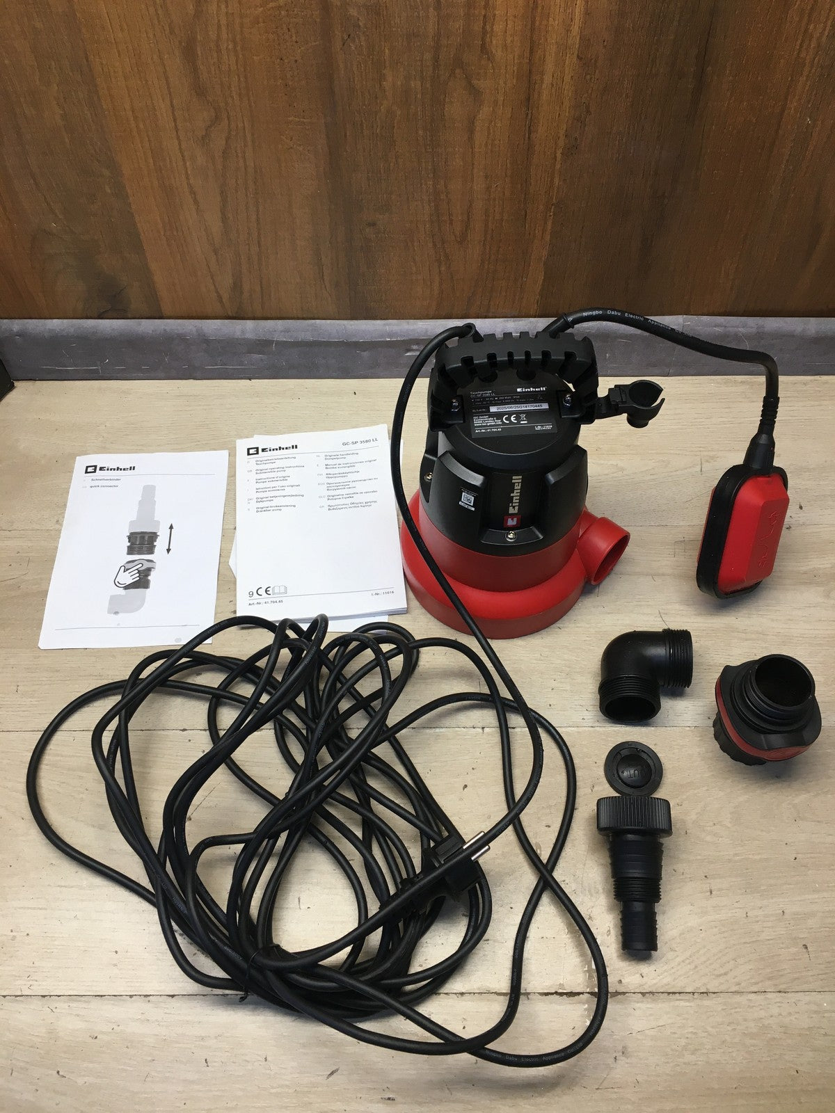 Einhell Tauchpumpe GC-SP 3580 LL, 350 W, 8.000 Liter pro Stunde, I39980