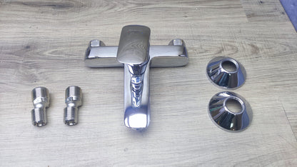 hansgrohe Logis Aufputz Einhebel-Badewannenarmatur 7140000, chrom, I37513