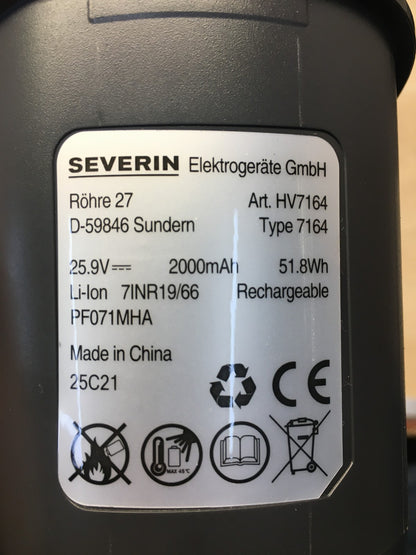SEVERIN HV 7164 Stiel- und Handstaubsauger, leistungsstark, I38789