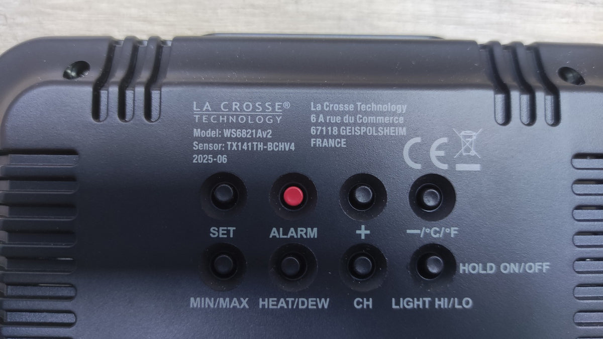 LA CROSSE TECHNOLOGY WS6821A Wetterstation, I40930