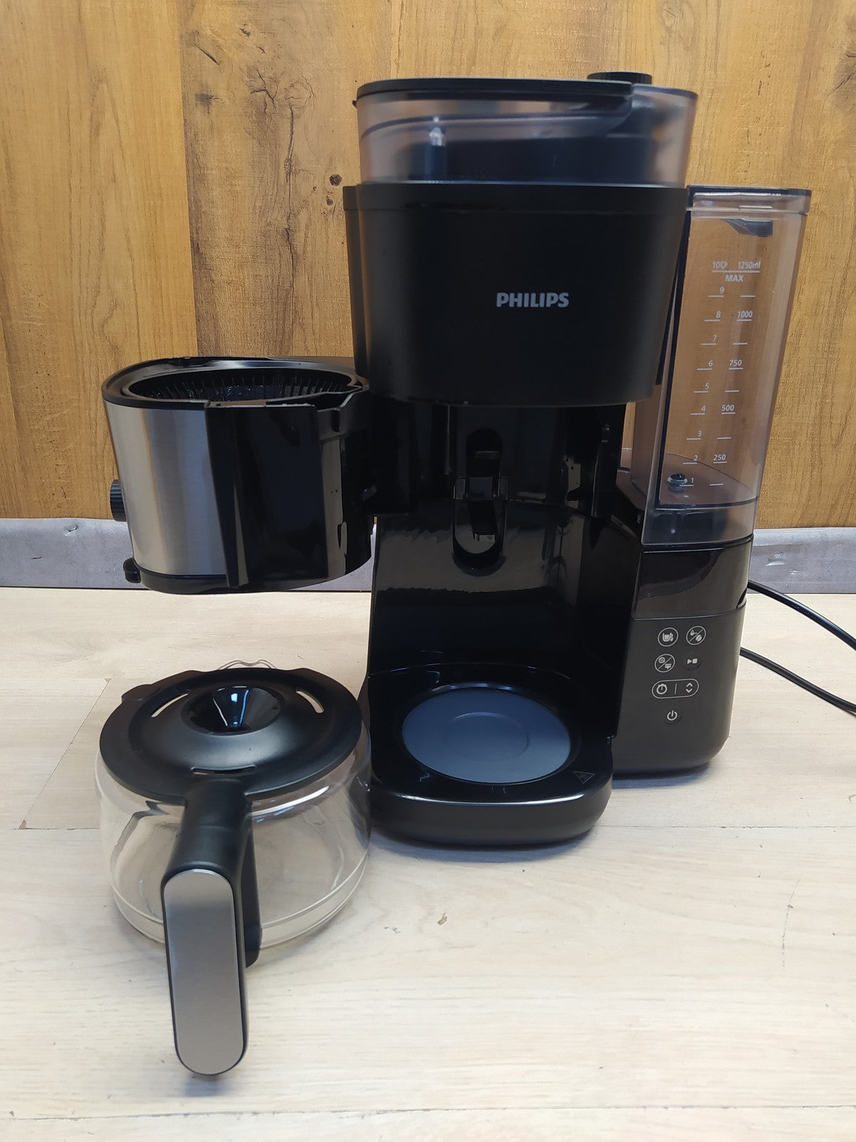 Philips HD7900/50 Filterkaffeemaschine, 1,25-L-Glaskanne, I36398