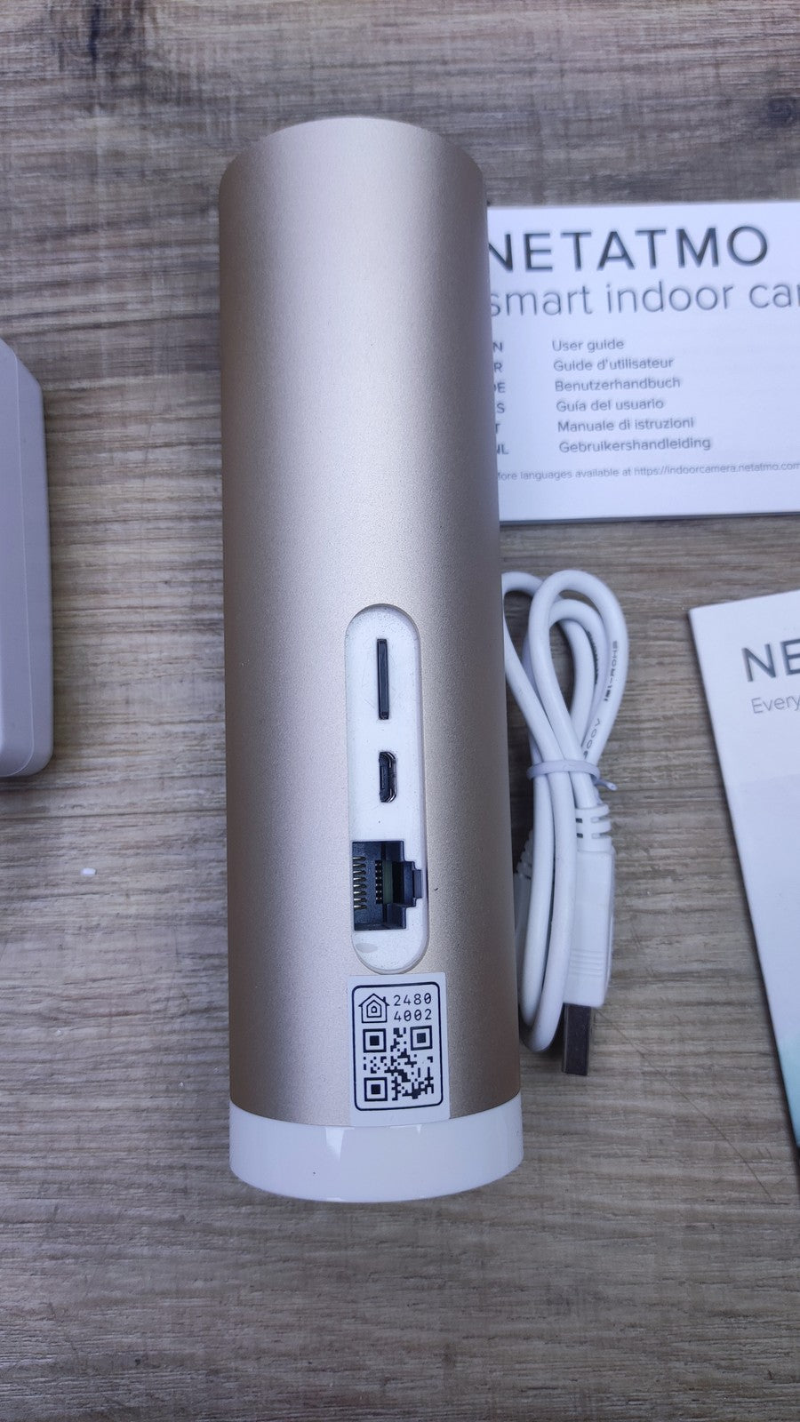 Netatmo Welcome WLAN Kamera mit Gesichtserkennung NSC01, I36380