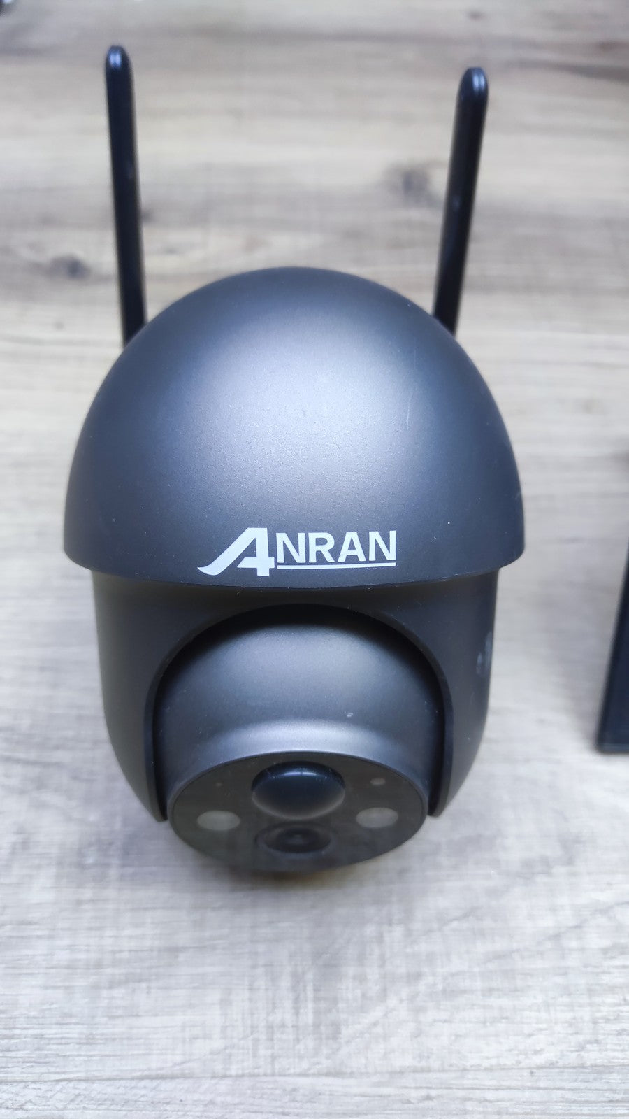 ANRAN 5MP Kabellose Überwachungskamera mit Solarpanel, schwarz, I36489