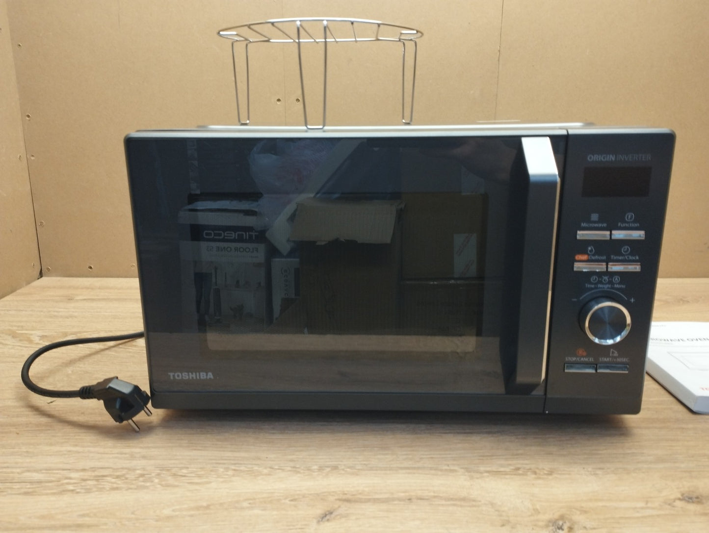 Toshiba MW3-AG25PFI(MG) Mikrowelle mit Grillfunktion, 25L, 900W, 1100W, I39734