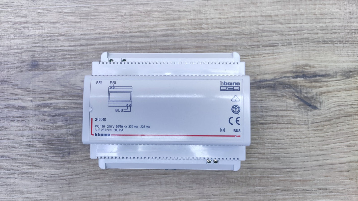 BTicino 346040 Netzgerät Audio Eco 6te I36198