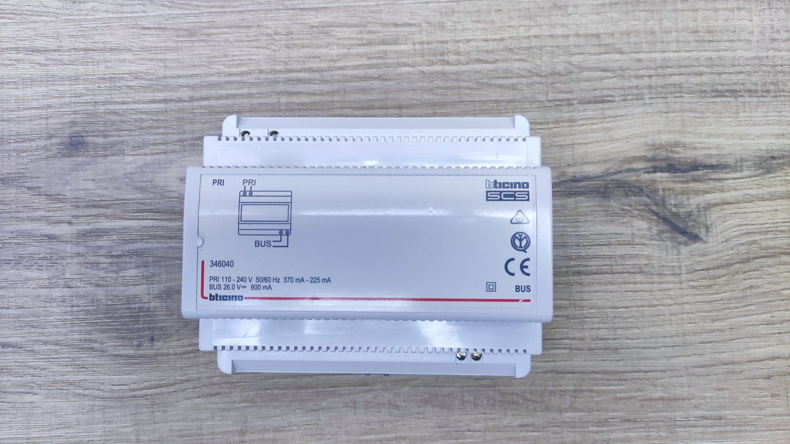 BTicino 346040 Netzgerät Audio Eco 6te I36198