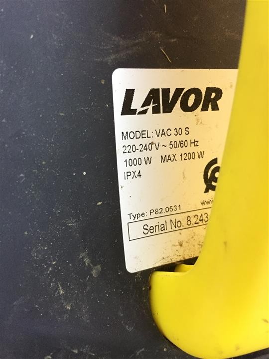 LAVOR Nass- und Trockensauger VAC 30 S 30 L I30574