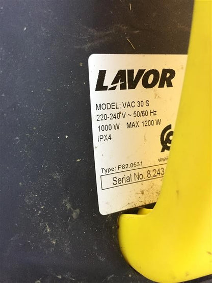 LAVOR Nass- und Trockensauger VAC 30 S 30 L I30574