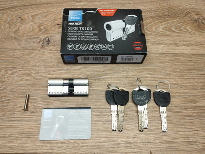 Tesa Assa Abloy TK100 Türschlosszylinder 30 x 40 mm I39891