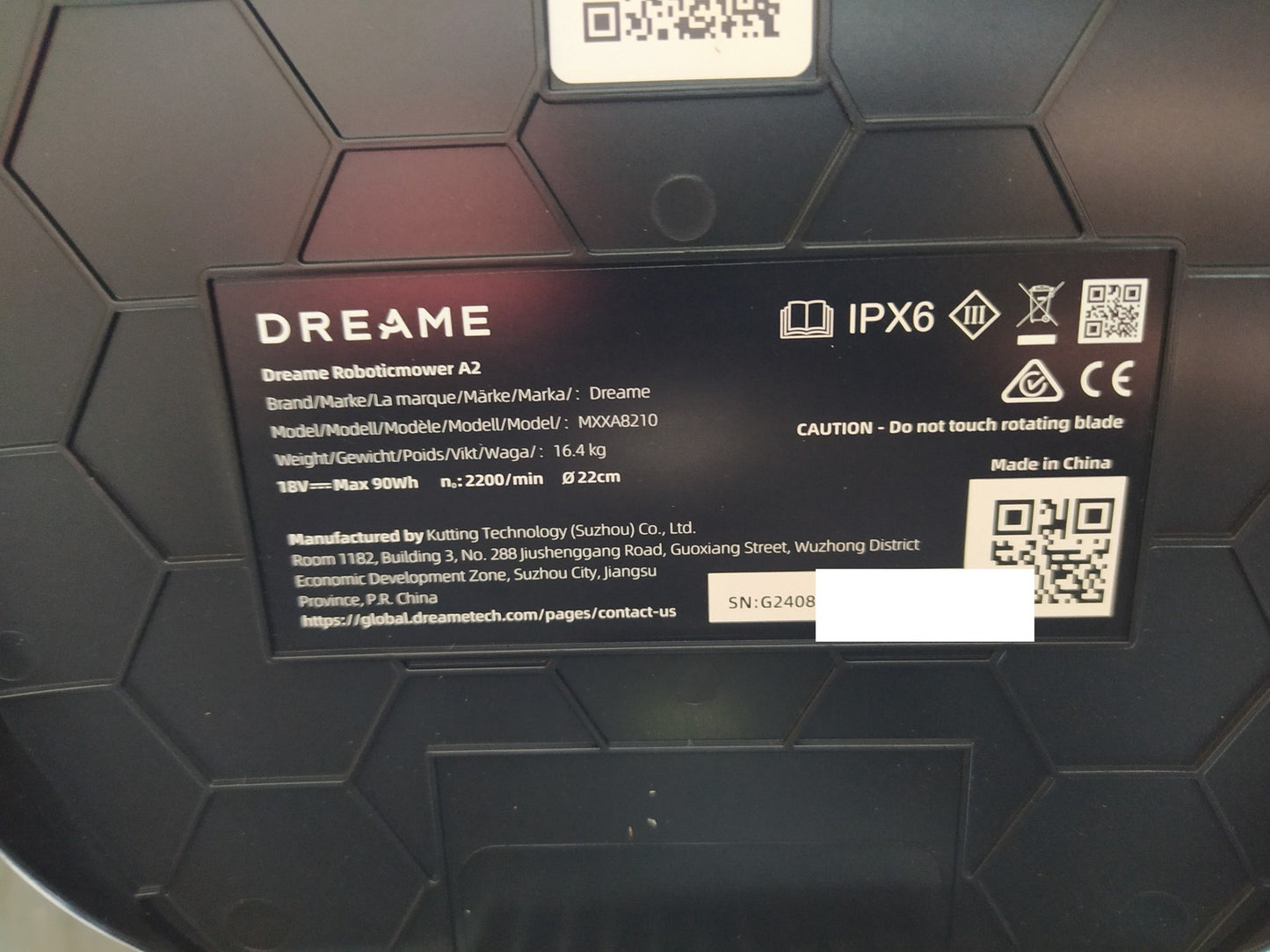 DREAME Mähroboter A2 (MXXA8210), Auto-Begrenzungseinrichtung, 3000 m², I35688