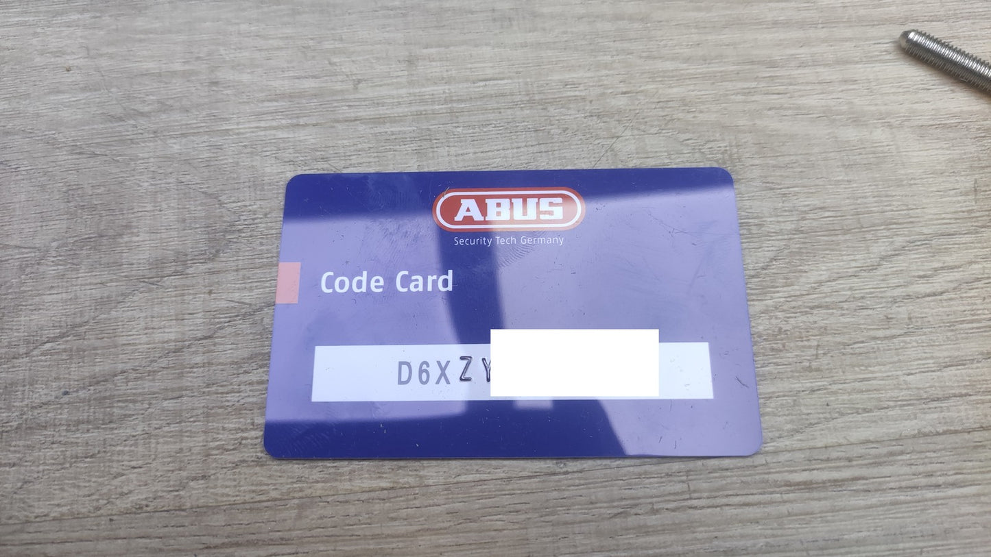ABUS Profil-Zylinder D6X mit Codekarte und 5 Schlüsseln, I39237