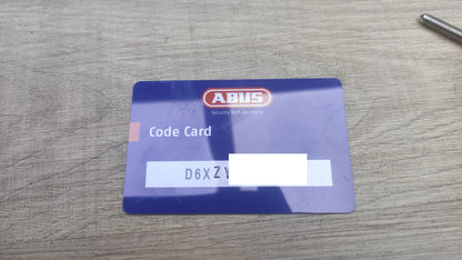 ABUS Profil-Zylinder D6X mit Codekarte und 5 Schlüsseln, I39237