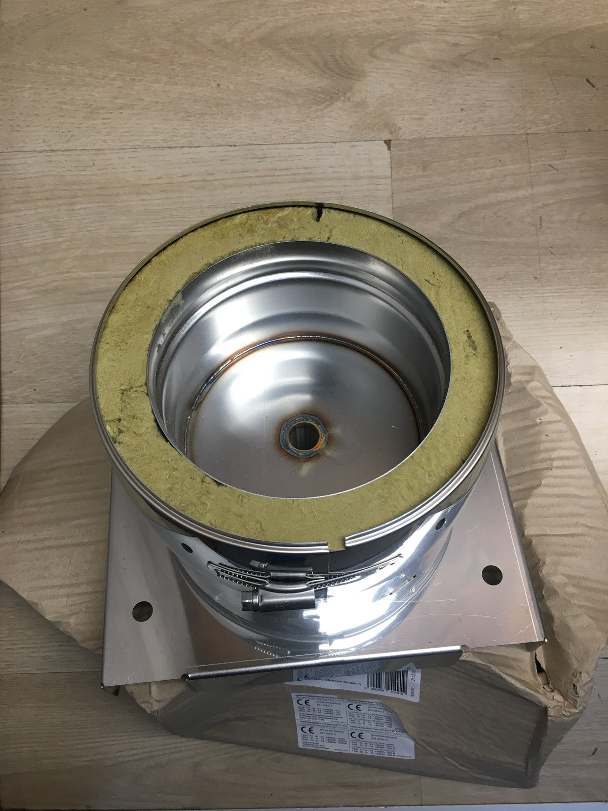 FIREFIX E130/SET doppelwandiger Edelstahlschornstein 130 mm Ø, I37466