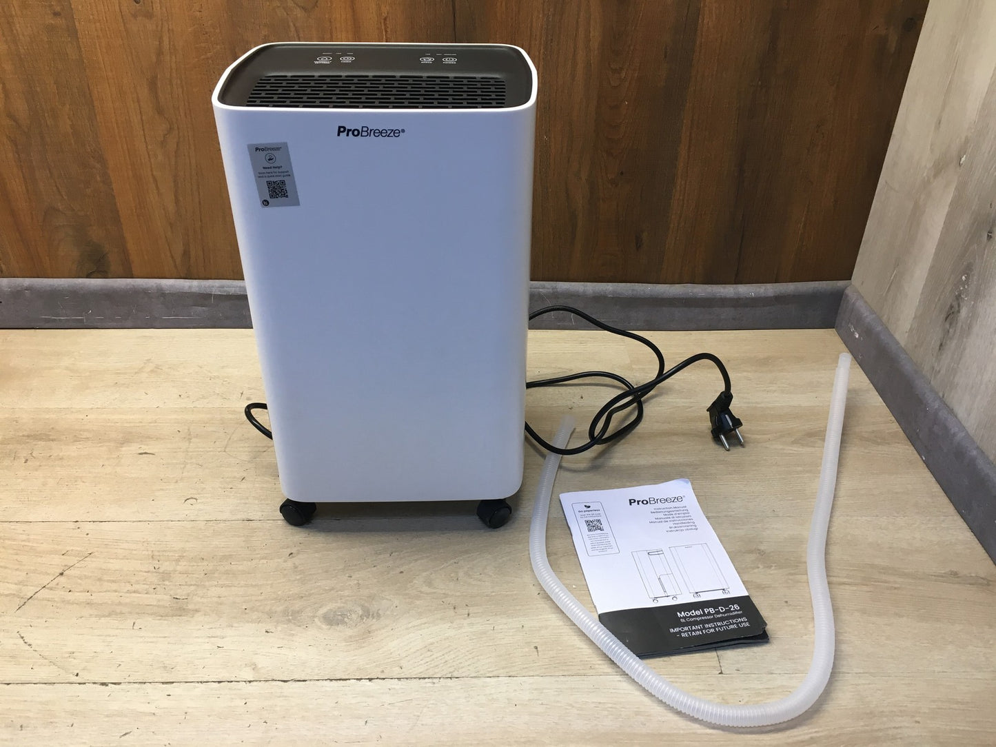 ProBreeze PB-D-26-EU Luftentfeuchter 6L, weiß, I38026