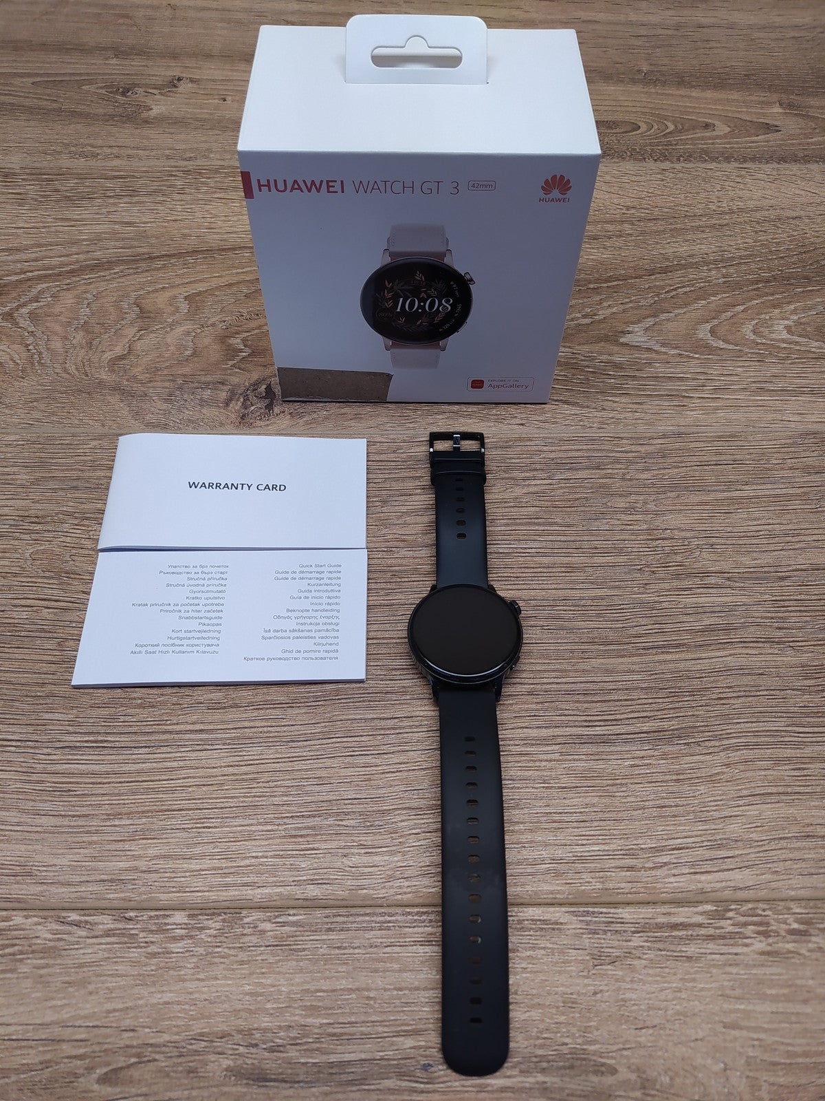 HUAWEI Watch GT 3 Smartwatch (MIL-B19), schwarz, I39167