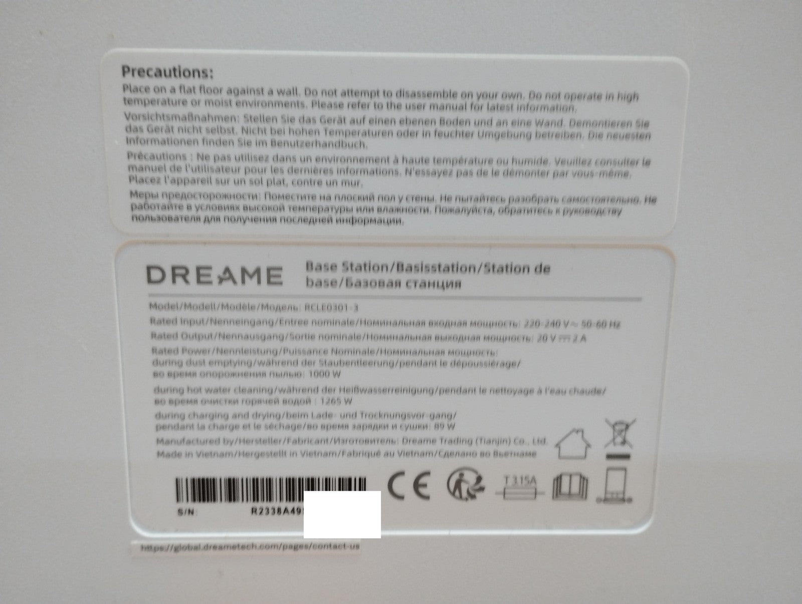 dreame L10s Pro Ultra Heat Saugroboter mit Wischfunktion RLL82CE, I39915