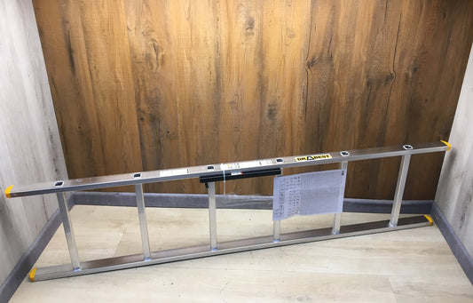 DRABEST PRO Serie Anlegeleiter Aluminium-Stufenleiter 6 Stufen, I38562