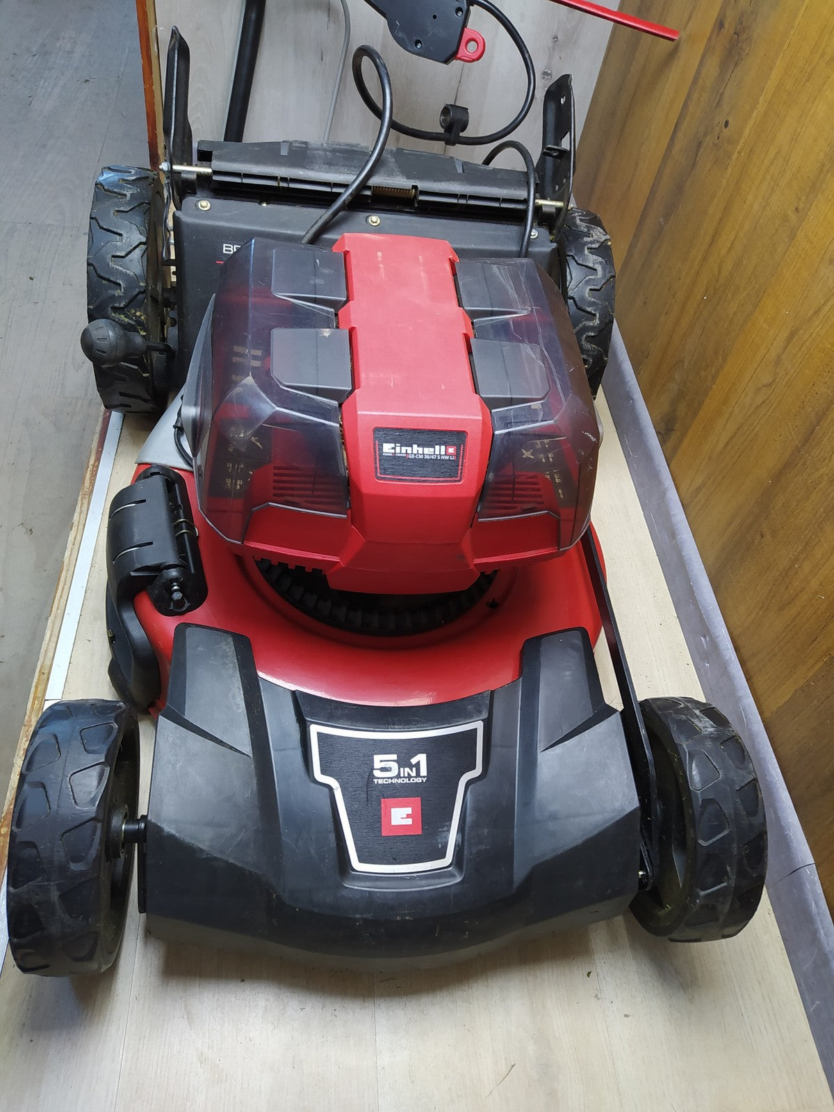 Einhell GE-CM 36/47 S HW Li Akku-Rasenmäher 3413201 mit 2 Akkus, I35736