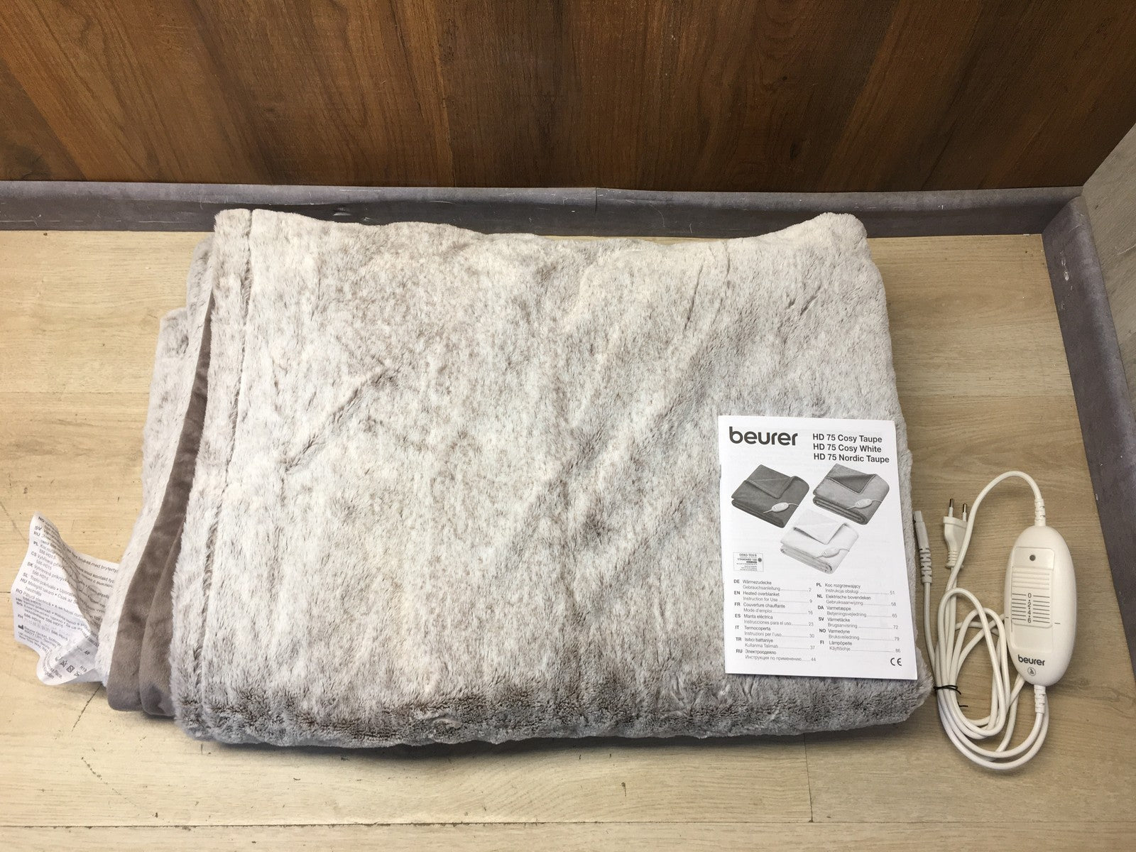 Beurer HD 75 Nordic Heizdecke 180 x 130 cm, kuschelige Wärmedecke, I37620